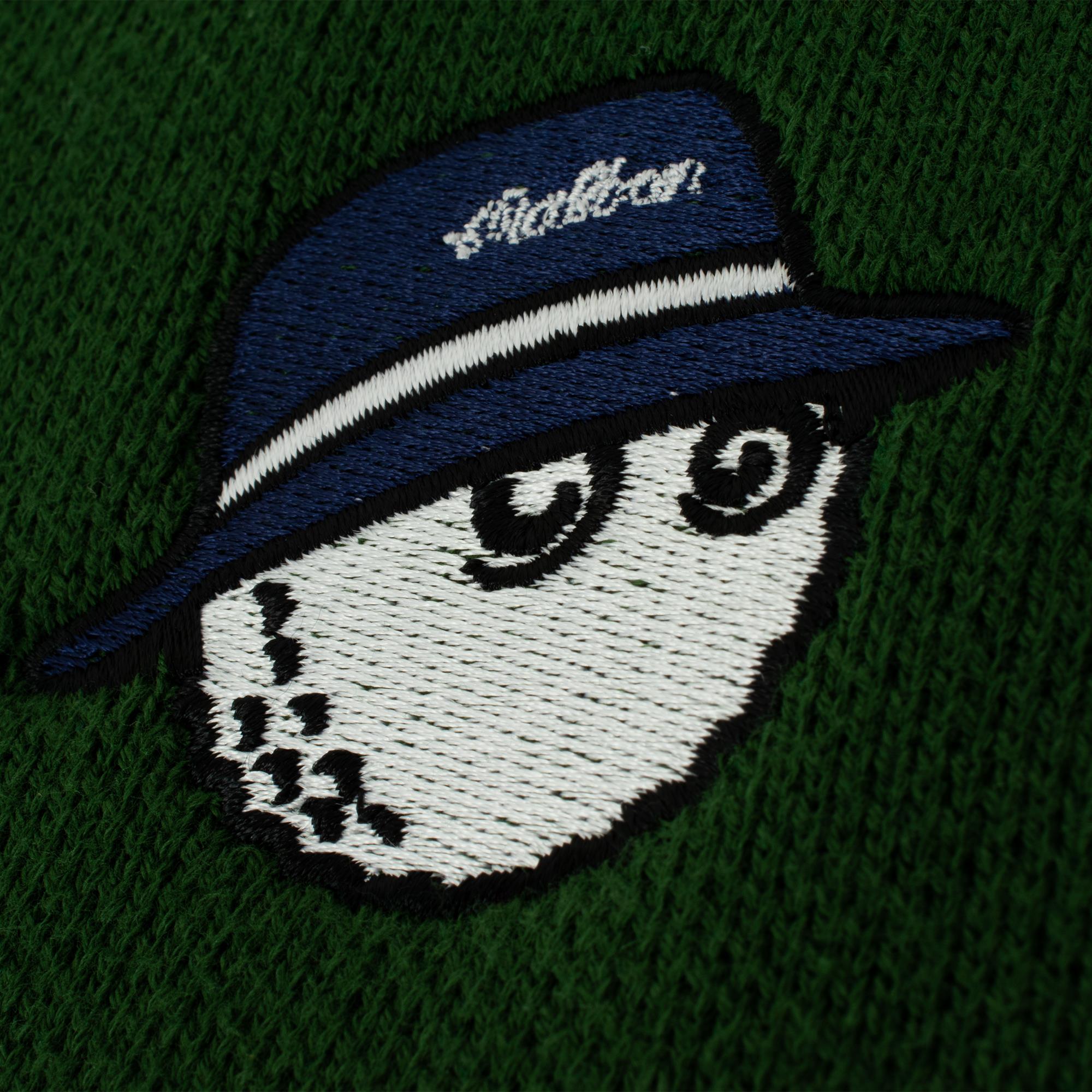 Malbon Golf Cooper Bucket Sorrel Knit Quarter Zip Sweater Evergreen